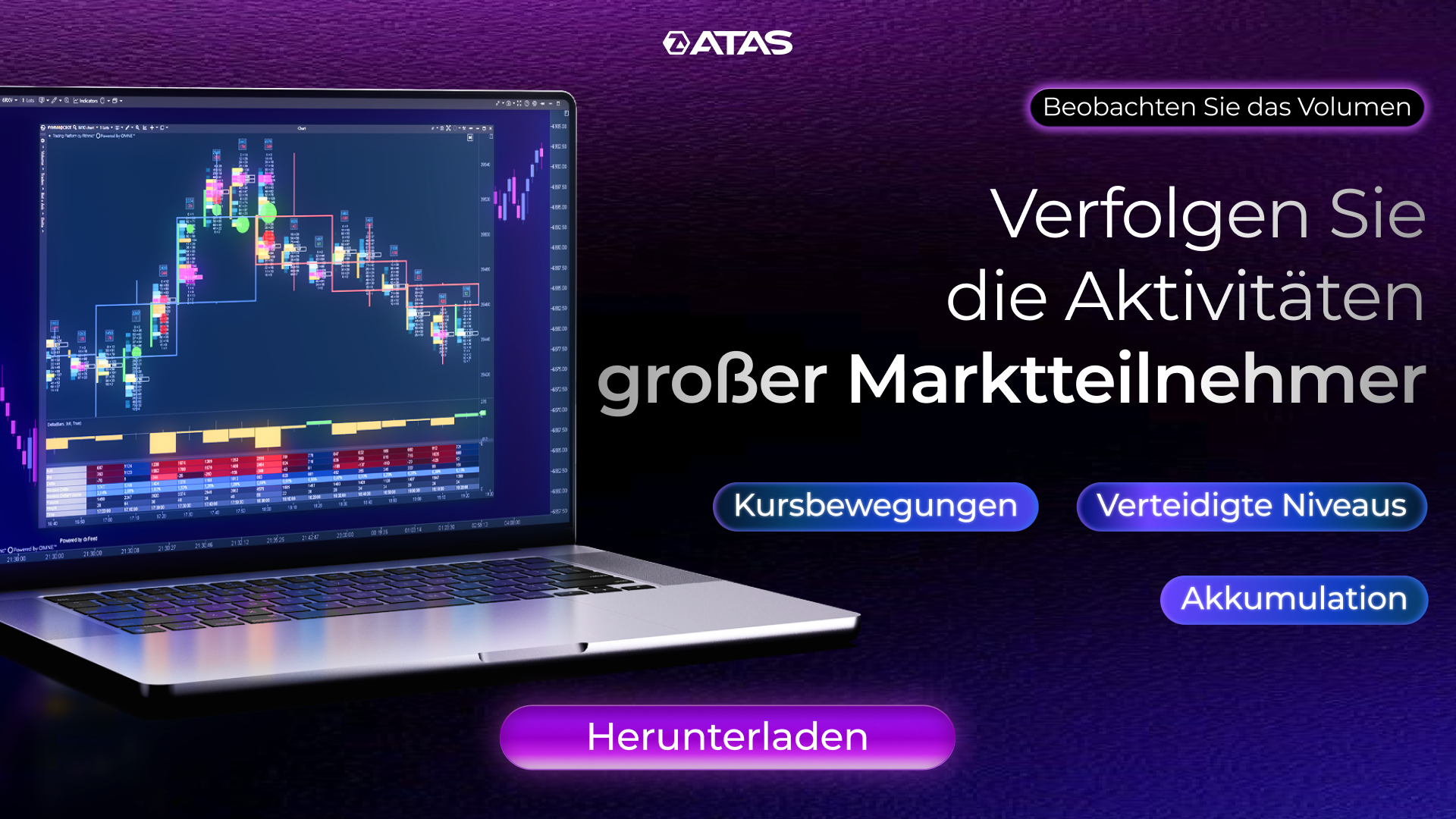 ATAS — Volumina analysieren