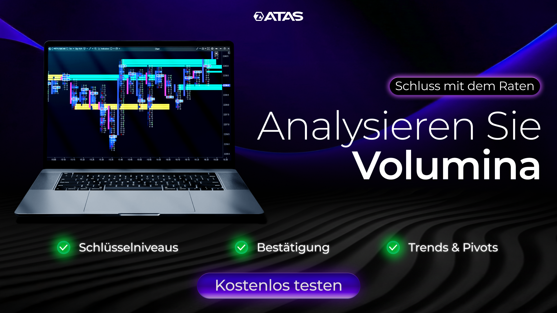 ATAS — Linien brechen, Volumen hält
